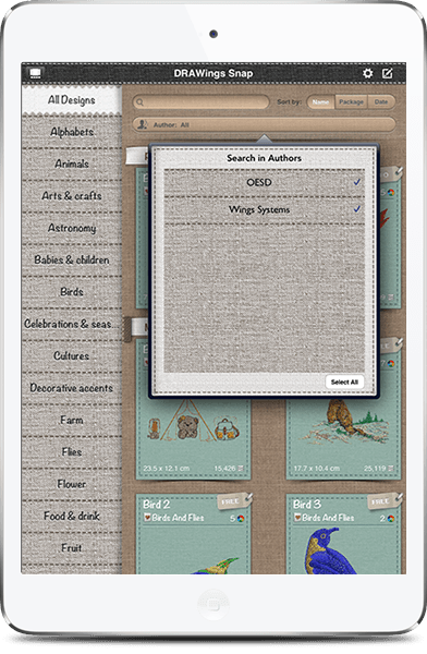 Filter designs by Author(s)